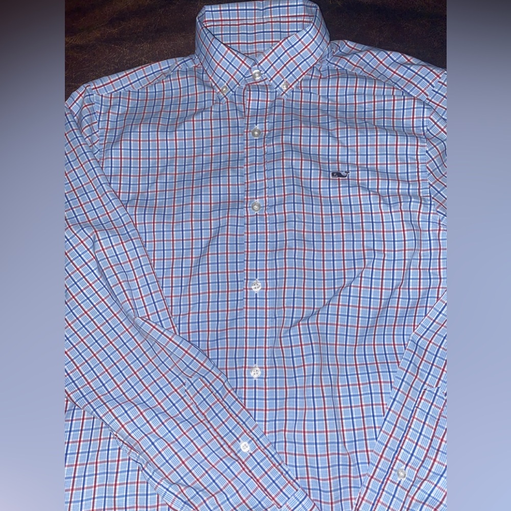 LN Vineyard Vines Men’s L/S Performance Button Down